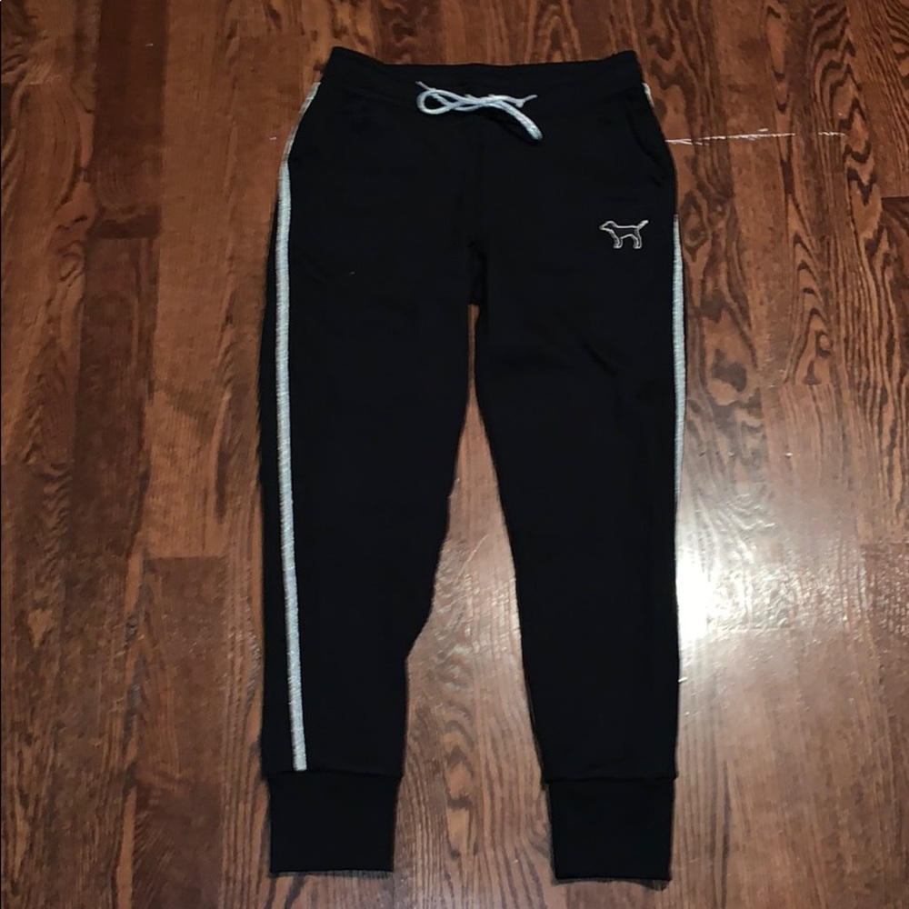 black sweat pants from pink